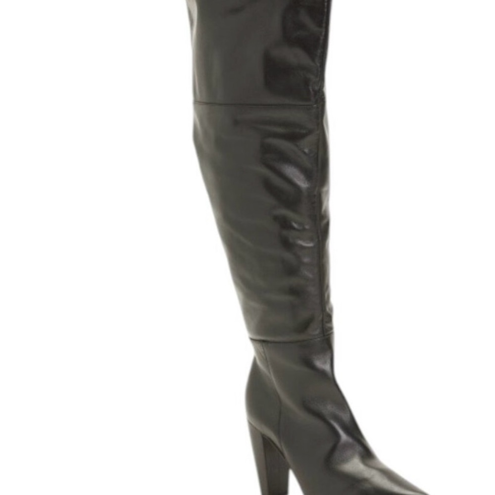 New Vince Camuto Minnada OTK for wide calf..Very minor scuff from manufacturer.